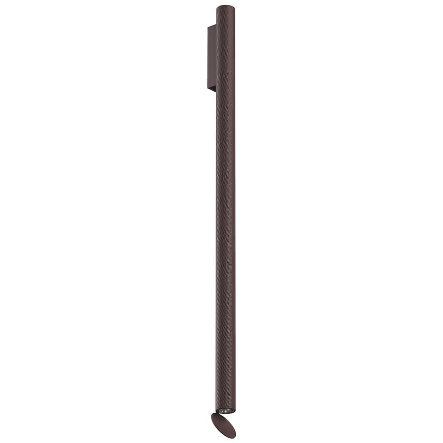 Flauta Spiga Outdoor Wall Sconce Outdoor Lighting Flos Dark Brown 1000mm / 39.4&quot; 2700K