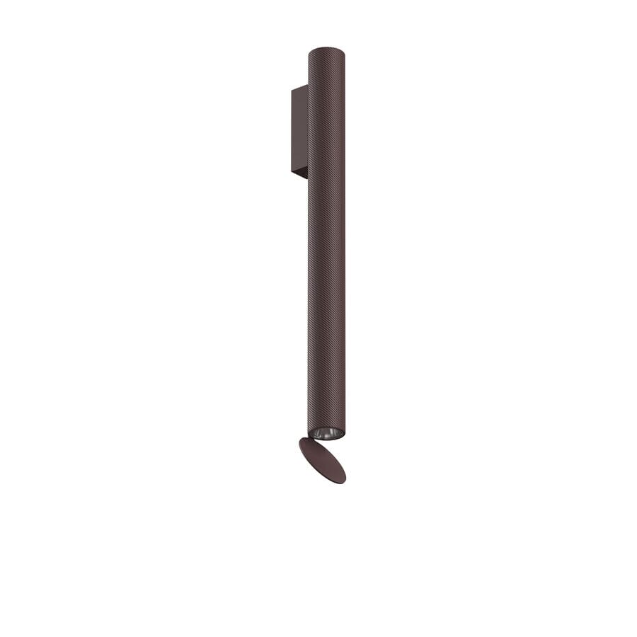 Flauta Spiga Outdoor Wall Sconce Outdoor Lighting Flos Dark Brown 500mm / 19.7&quot; 2700K