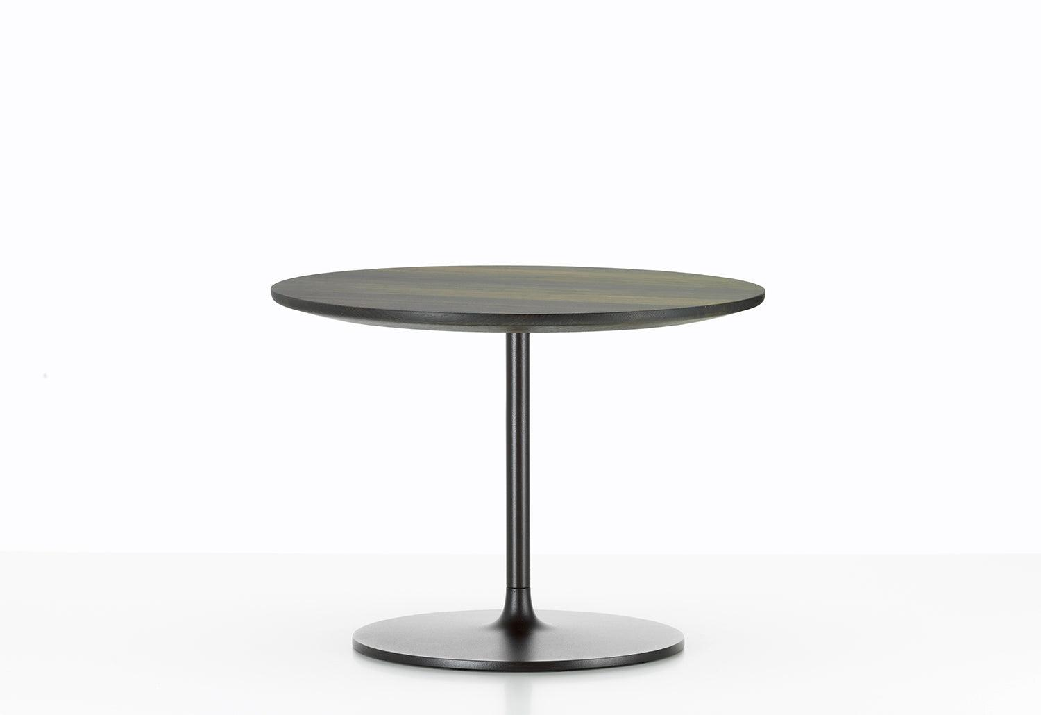 Occasional Low Table side/end table Vitra Height 13.8 Dark oak-protective natural lacquer finish 