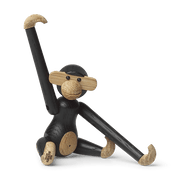 Kay Bojesen Monkey, Dark Stained Oak, Mini, view 2
