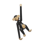 Kay Bojesen Monkey, Dark Stained Oak, Mini, view 3