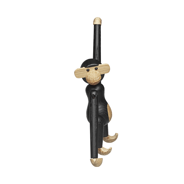 Kay Bojesen Monkey, Dark Stained Oak, Mini, view 4
