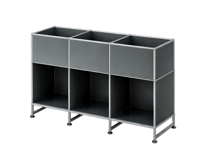 USM Vinyl Storage Cabinet x3