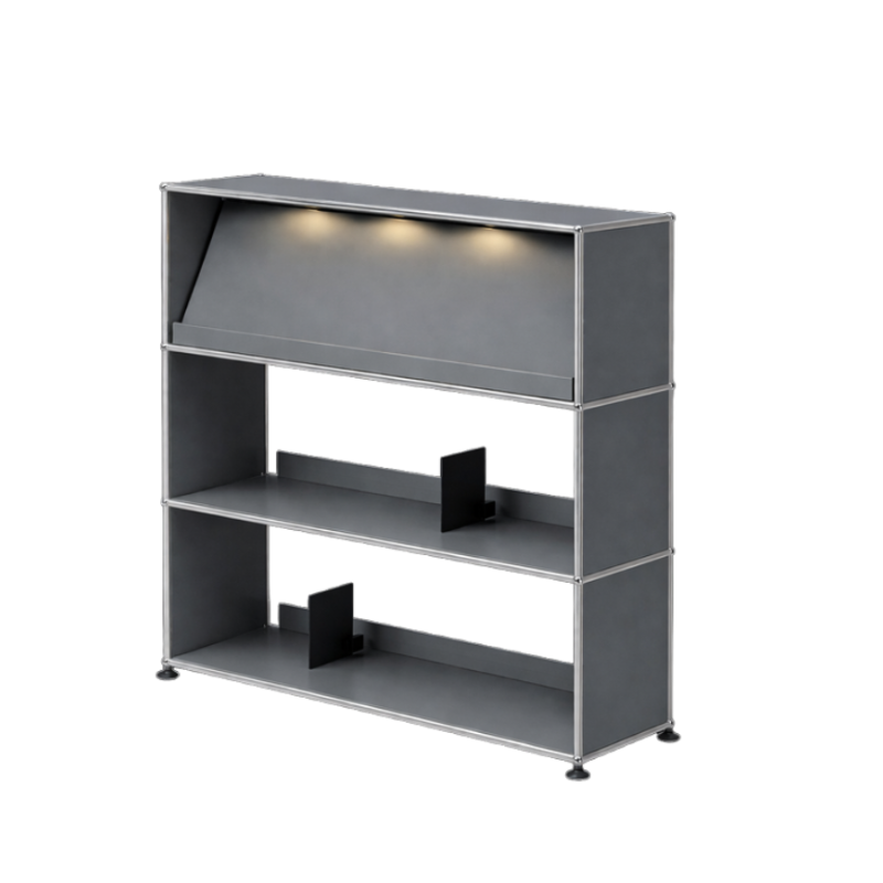 USM Vinyl Display Cabinet 3x1