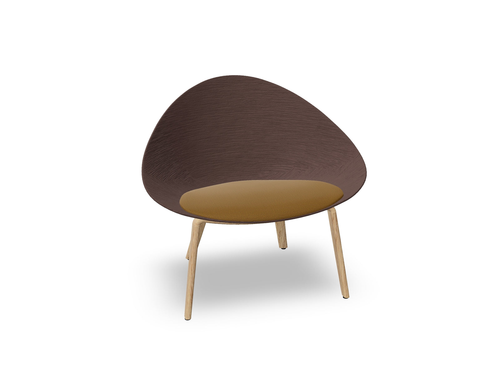 Adell 4 Leg Wood Lounge Chair