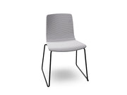 Aava 02 Sled Base Chair With Fully Upholstered Chairs Arper 