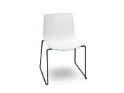 Catifa 46 Polypropylene Bi-Color Sled Base Chair Side/Dining Arper 