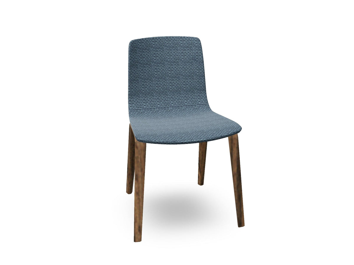 Aava 02-4 Wood Legs Chair With Fully Upholstered Chairs Arper 