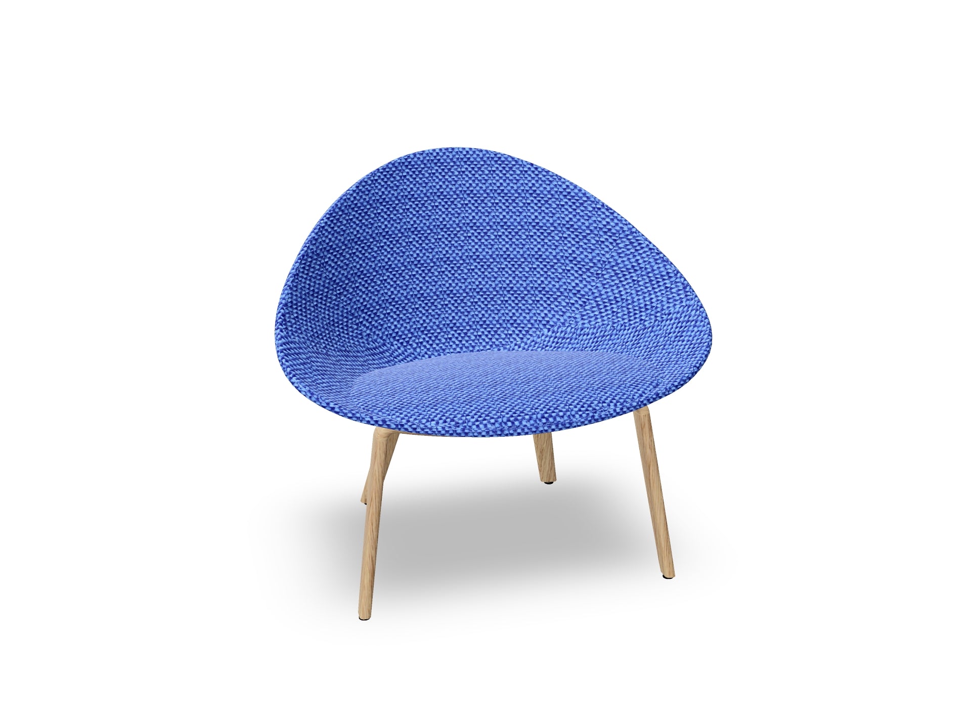 Adell 4 Leg Wood Lounge Chair With Fully Upholstered