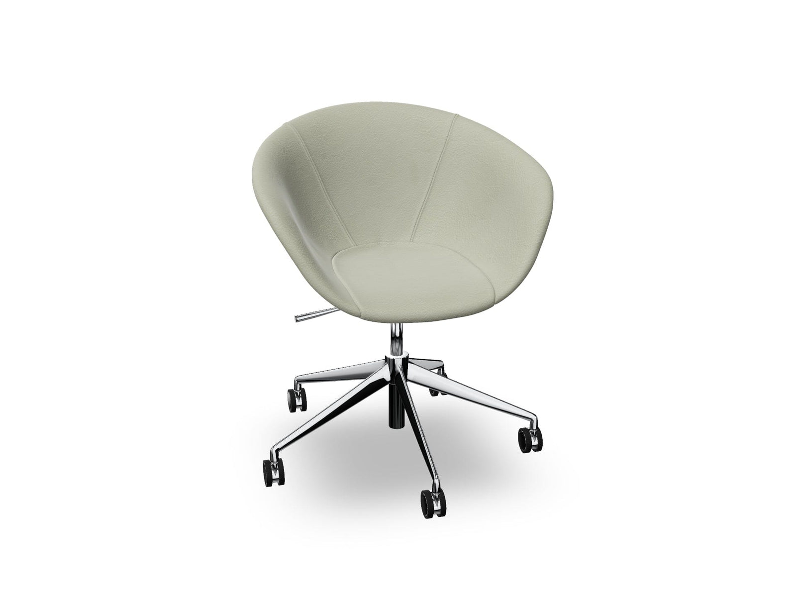 Duna 02 Five Star Base Chair With Front Upholstery Chairs Arper 