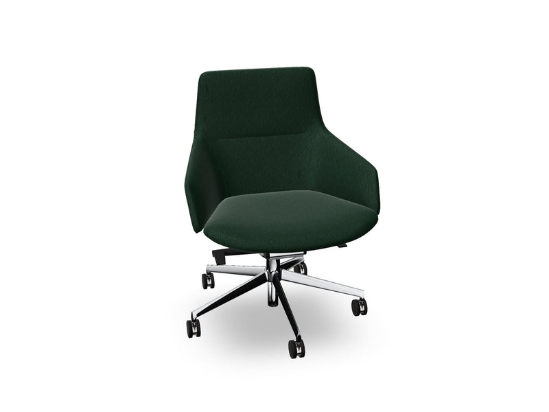 Aston Conference Syncro Five Way Star Base Armchair task chair Arper 