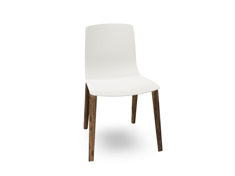 Aava 02-4 Wood Legs Polypropylene Chair Chairs Arper 