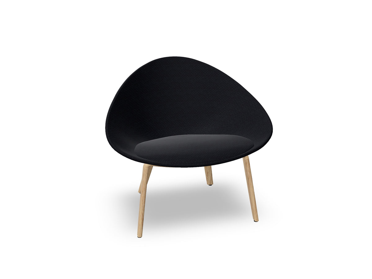 Adell 4 Leg Wood Lounge Chair With Fully Upholstered