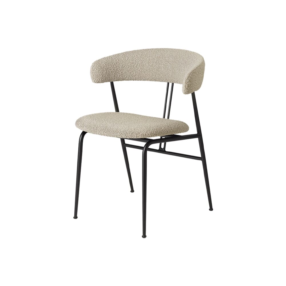 Violin Dining Chair - Fully Upholstered Chairs Gubi Karakorum, Dedar (003, Standard) 