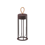 In Vitro Unplugged Portable Lamp Outdoors Flos Deep Brown 2700K 