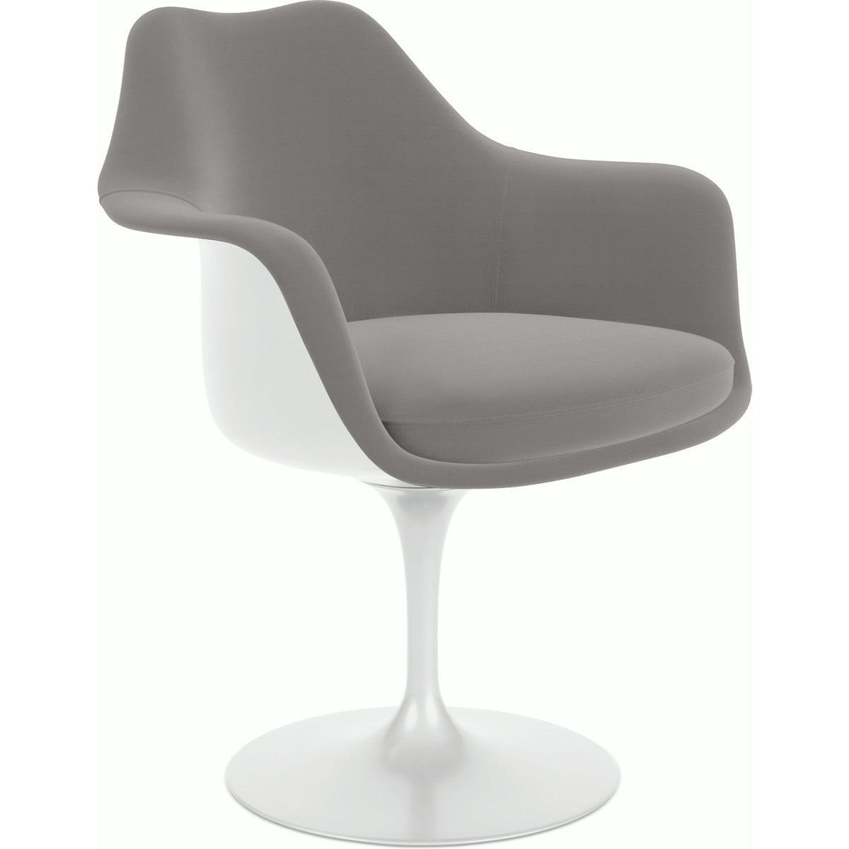 Saarinen Tulip Arm Chair Upholstered Side/Dining Knoll 