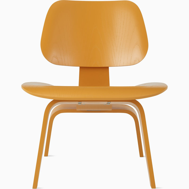 Eames Molded Plywood Lounge Chair with Wood Base lounge chair herman miller 