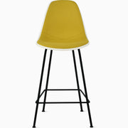 Eames Molded Plastic Upholstered Counter Stool Stools herman miller 