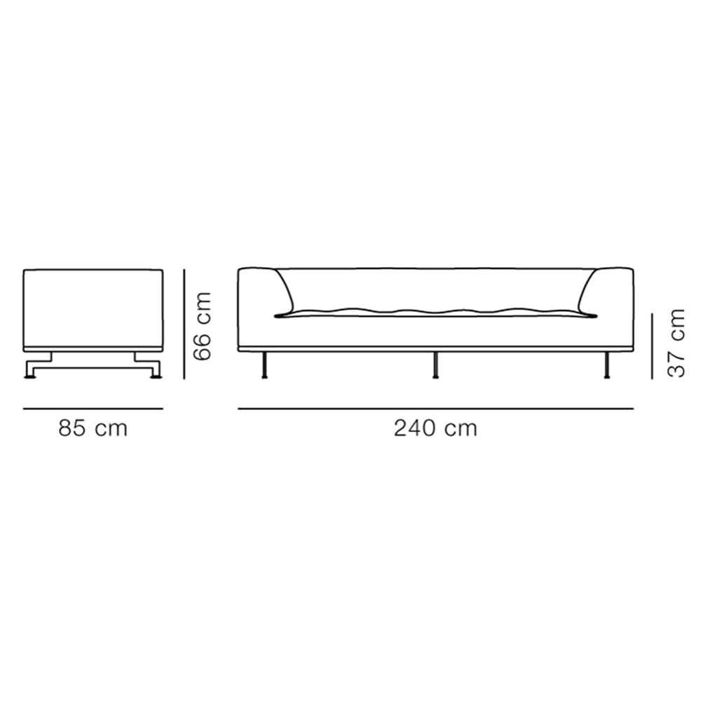 Delphi 2-Seater Sofa sofa Fredericia 