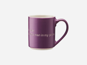 Astrid Lindgren Mug Mug Design House Stockholm Purple: I'm a handsome 
