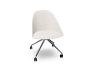 Cila Fully Upholtered Chair With Fixed Trestle Base Chairs Arper 
