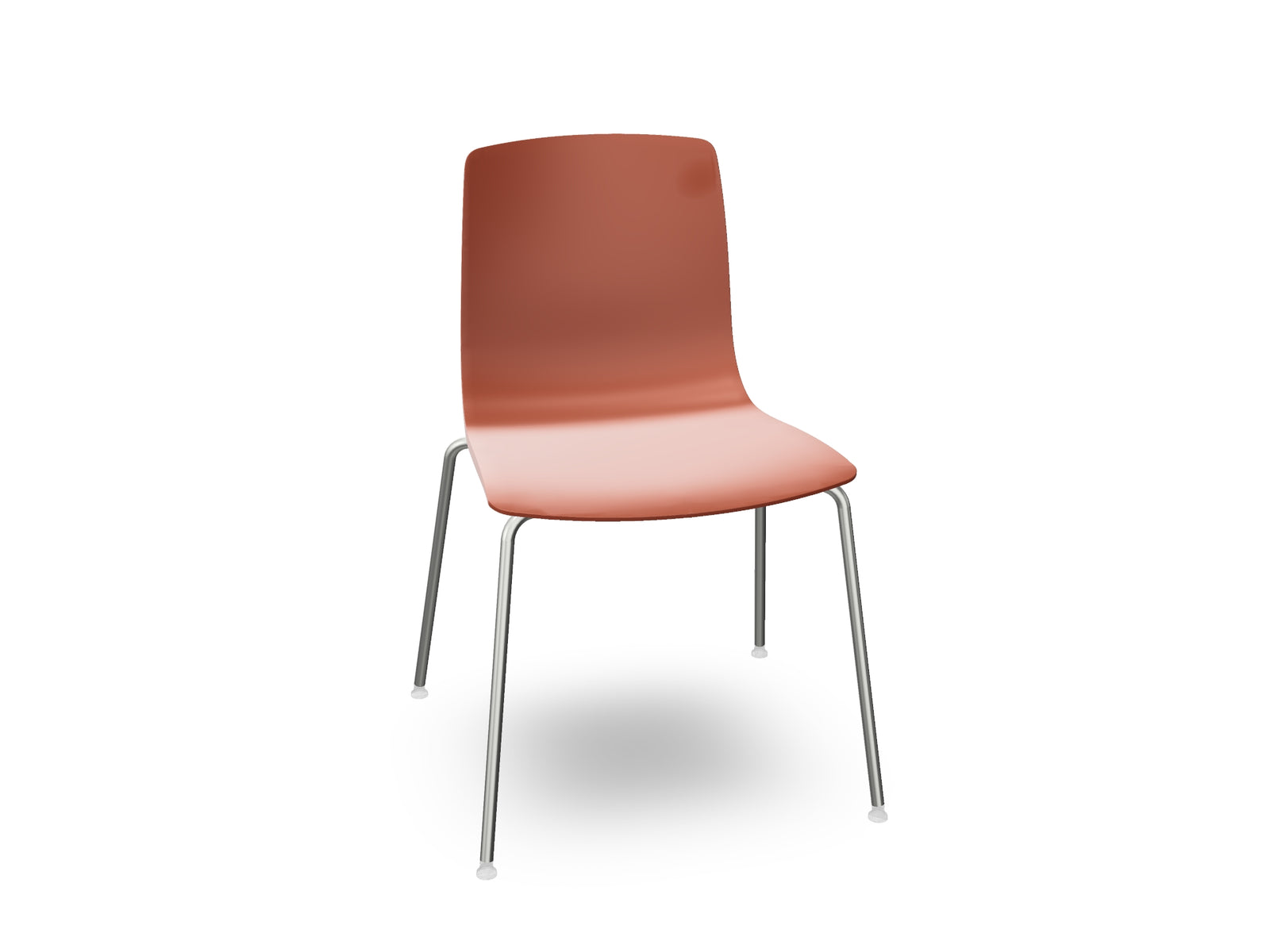 Aava 02 Polypropylene Chair With 4 Leg Base