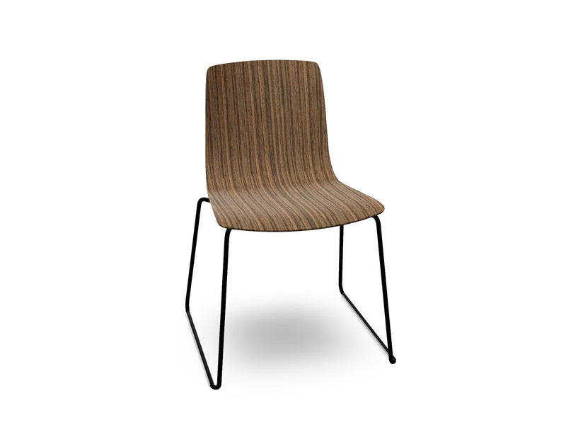 Aava 02 Sled Base Wood Chair Chairs Arper 