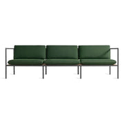 Dog Days Outdoor 3 Seat Sofa sofa BluDot Sunbrella Ivy / Charcoal 