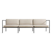 Dog Days Outdoor 3 Seat Sofa sofa BluDot Sunbrella Linen / Charcoal 