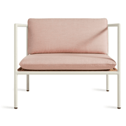 Dog Days Outdoor Lounge Chair Lounge Chair BluDot Sunbrella Blush / White 