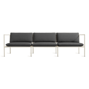 Dog Days Outdoor 3 Seat Sofa sofa BluDot Sunbrella Coal / White 