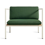 Dog Days Outdoor Lounge Chair Lounge Chair BluDot Sunbrella Ivy / White 