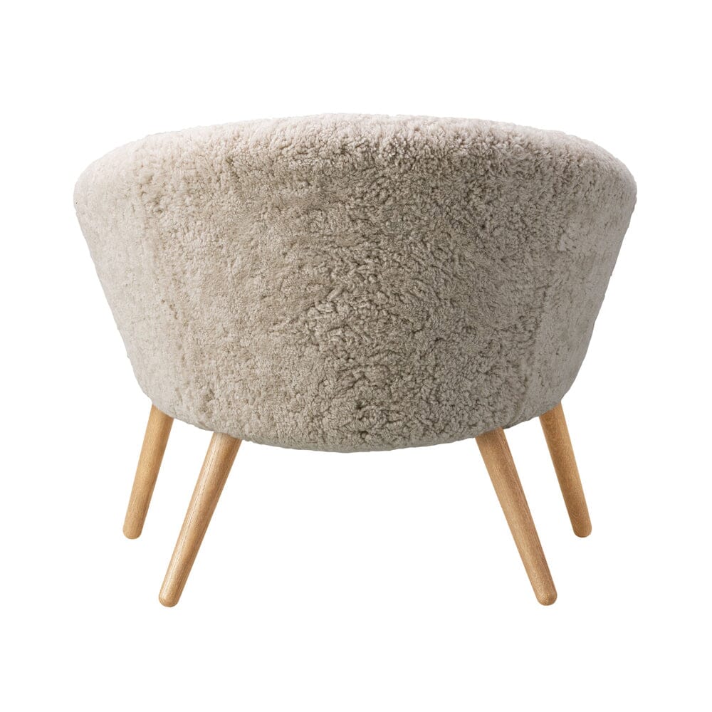 Ditzel Lounge Chair - Sheepskin lounge chair Fredericia 