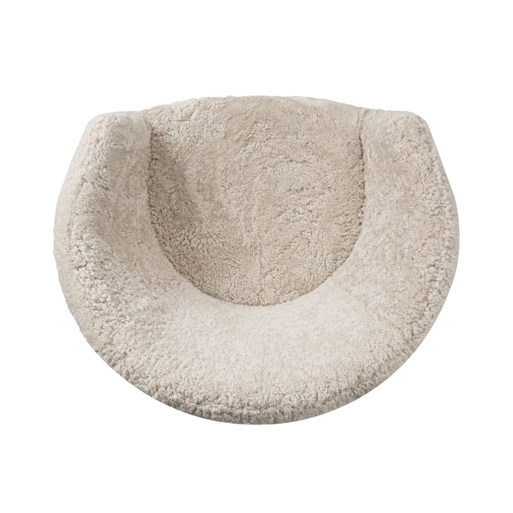 Ditzel Lounge Chair - Sheepskin lounge chair Fredericia 