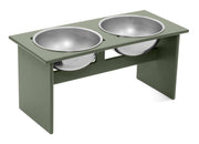 Loll Designs Minimalist Double Dog Bowl — manufacturer product image