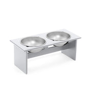 Loll Designs Minimalist Double Dog Bowl — manufacturer product image