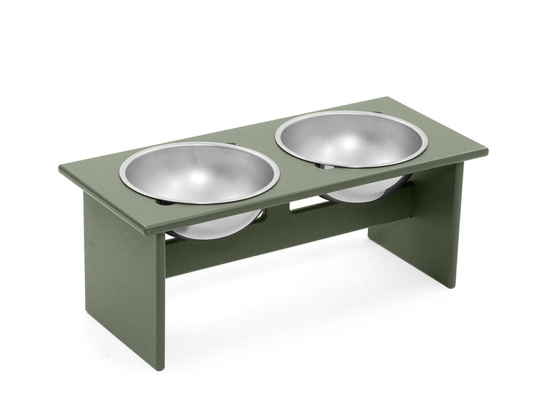 Loll Designs Minimalist Double Dog Bowl — manufacturer product image