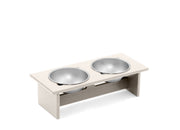 Loll Designs Minimalist Double Dog Bowl — manufacturer product image