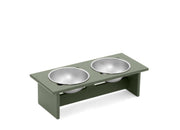 Loll Designs Minimalist Double Dog Bowl — manufacturer product image