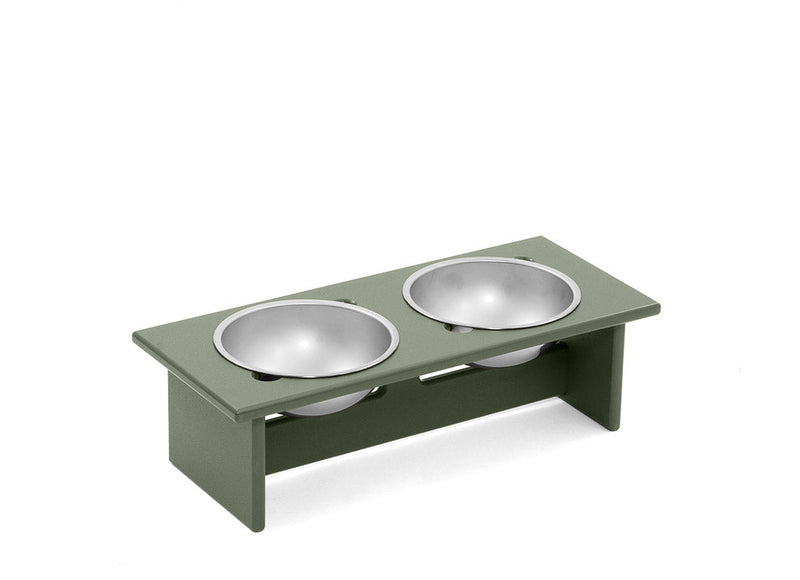 Loll Designs Minimalist Double Dog Bowl — manufacturer product image