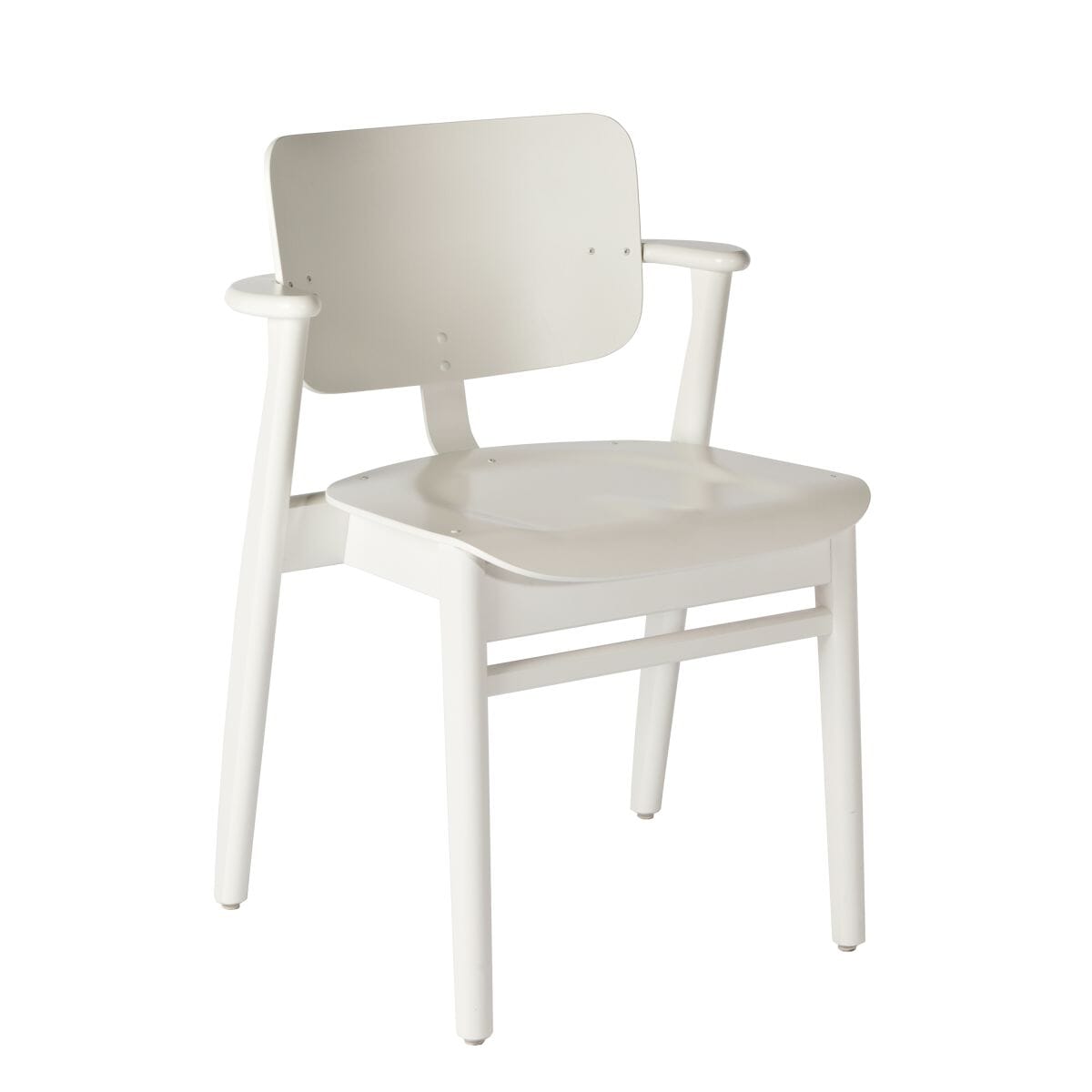 Domus Chair lounge chair Artek White Lacquered Birch 