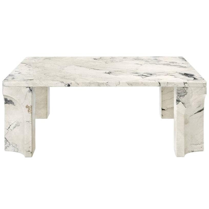 Doric Coffee Table GUBI Electric Grey Small 80 x 80 x 30 cm 