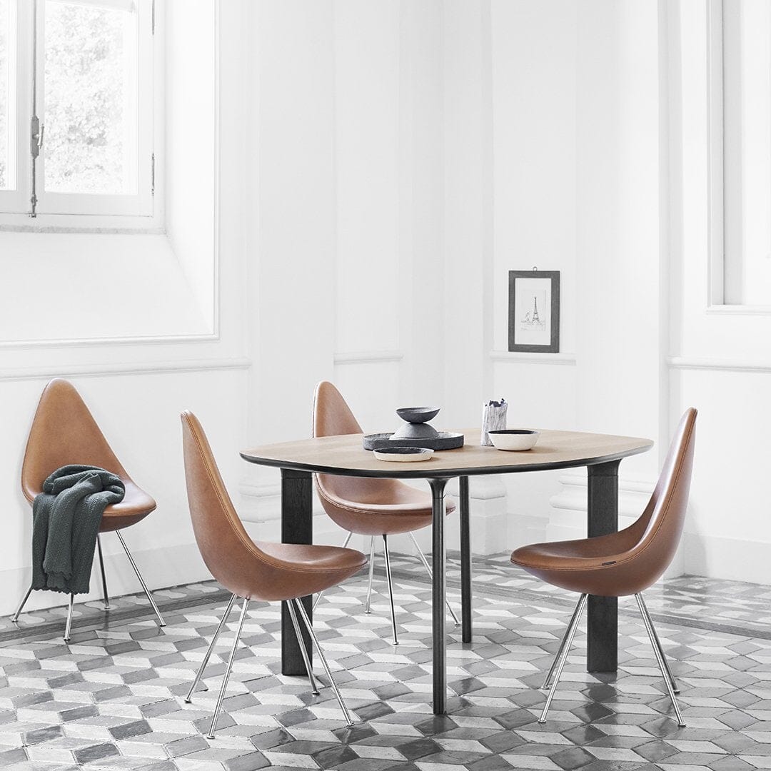 Drop Chair Upholstered Dining chairs Fritz Hansen 