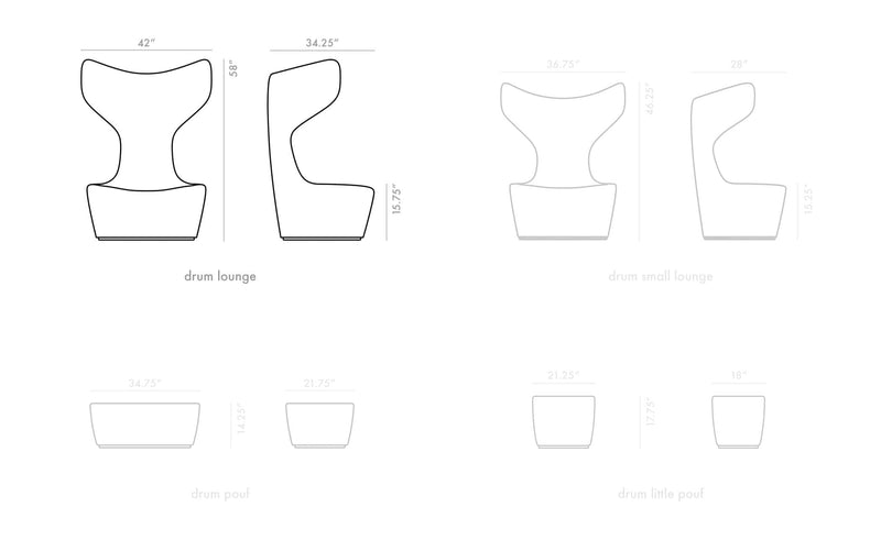 Drum Lounge Chair Cappellini 