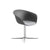 Duna 02 Four Ways Swivel Base Chair With Seat Cushion Chairs Arper 