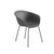 Duna 02 Polypropylene Chair With 4 Leg Base Chairs Arper Powder-Coated Black PP0005 