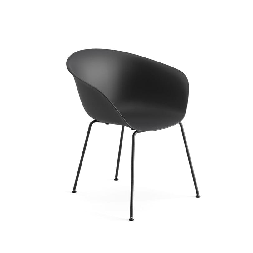 Duna 02 Polypropylene Chair With 4 Leg Base Chairs Arper Powder-Coated Black PP0006 