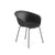 Duna 02 Polypropylene Chair With 4 Leg Base Chairs Arper Powder-Coated Black PP0006 