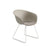 Duna 02 Sled Base Chair With Seat Cushion Chairs Arper 