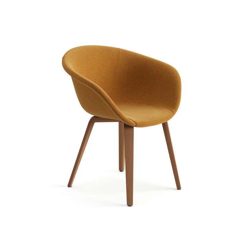 Duna 02 Wood Leg Chair With Full Upholstery Chairs Arper 